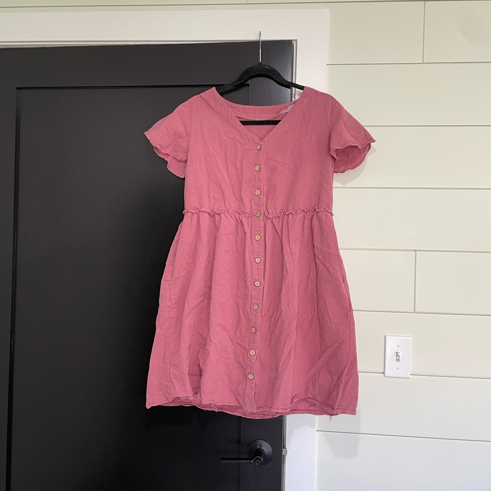 Pink Casual Dress